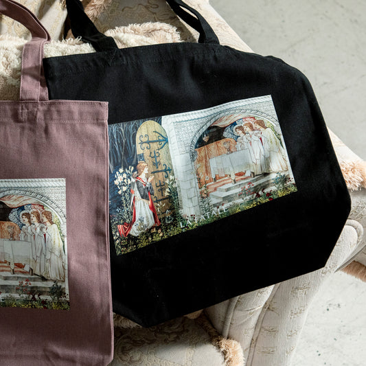 【トートバッグ】Holy Grail -Black-